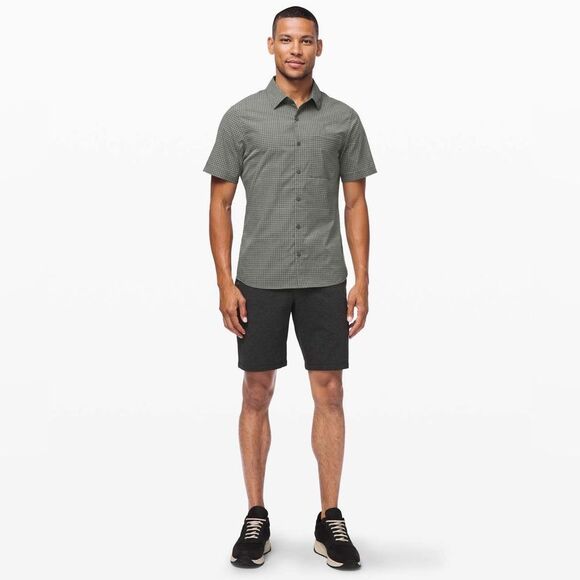 Lululemon Grid Light Short Sleeve Shirt - Picture 1 of 13